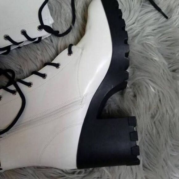 NWOB BP Mason platform combat boots US 8 - Picture 15 of 15